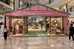 Parkson mall raya campaign design reference with mall festive department-store entrance